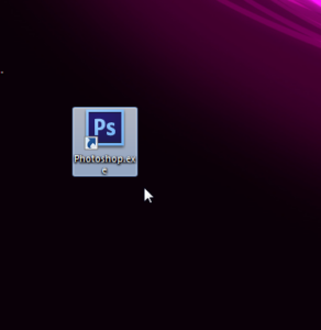 icon Adobe Photoshop cs6 on Desktop